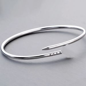 Bracelet à ongles plus fin 3 mm Nouveau bracelet de luxe Bracelet Mode Bracelet Bracelet Bracelet Gol