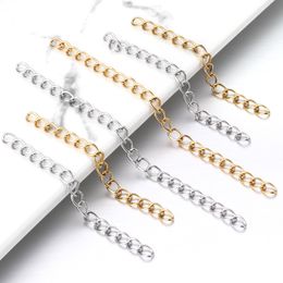 3 mm breed 5 cm roestvrijstalen verlengkettingen connector link ketting maken DIY armband accessoires benodigdheden