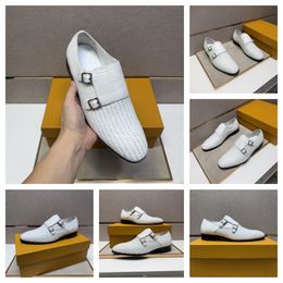 3Model Designer Luxurious hommes Chaussures en cuir Business Chaussures plates Summer Automne Office Chaussures Taille 38-45
