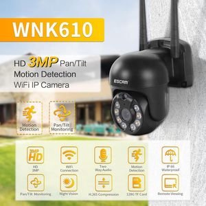 3MP 1296P sans fil PTZ WIFI IP caméra AI humanoïde détection de mouvement suivi automatique alarme de sécurité à domicile moniteur caméra