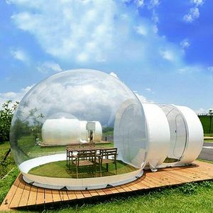 3MX2M opblaasbaar transparant tent huis bubbel tent heldere waterdichte koepel voor camping buiten achtertuin