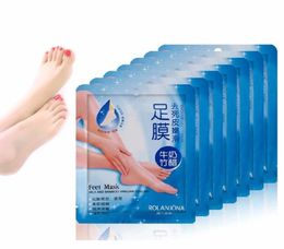 3 paquetes6pcs Rolanjona Feet Mask Foot Peeling Renovación de la máscara del pie Retire la piel muerta Socios exfoliantes Exfoliantes Calcetines de cuidado del pie para 7265361