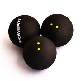 Balle de courge à Double point jaune en 3 parties, personnalisée, professionnelle, haute élasticité, résistante au jeu, pour l'entraînement et la pratique, 231225