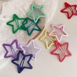 3pc coréen New Big Star BB Hairpin Hair Side Clips For Girls Women Kids Gift Wedding Party Accessoires Accessoires de Headswear Femmes