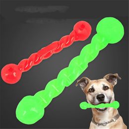 3Pc jouets à mâcher en caoutchouc chien jouet pour animaux de compagnie en caoutchouc souple torsion tige chien dents morsure jouets Fuuny fournitures pour animaux de compagnie