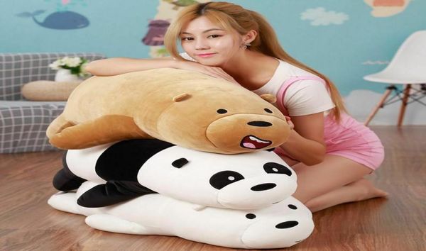 3pc set 50cm We Bears Bears Panda Grizzly Ice Bear Poll en peluche en peluche mignon Kids Gift4636516