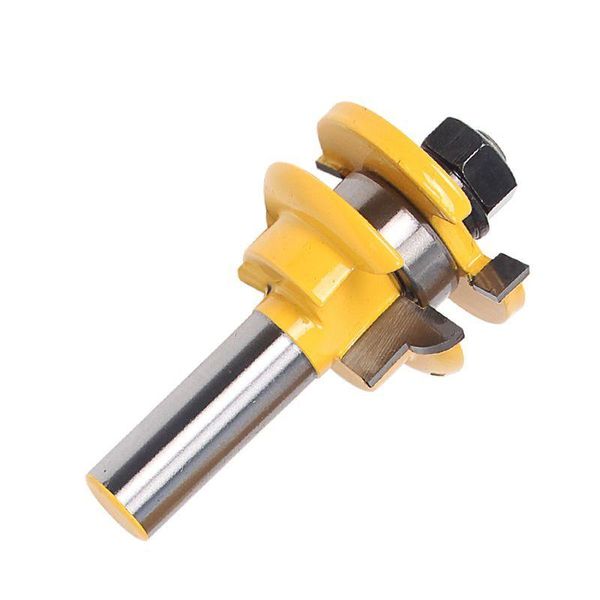 Freeshipping 3Pcs 1/2inch Shank Rail Blade Cutter Panel Cabinet Router Bits Set Fraise Outils Électriques Couteau de Porte Coupe-Bois Dppkb