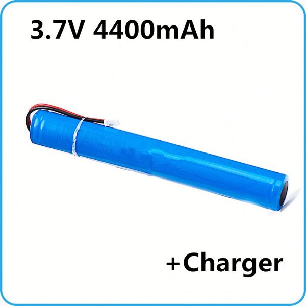 3pcs 18650 3.7v 4400mAh Batterie rechargeable Li-ion pour appareils électriques Dispositif de moniteur lumineux de la torche