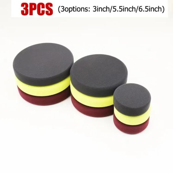 3pcs 3/5/5/6 pouces PAUDS PADS PADS MODAGE PADS MOT 3IN PANDING Roues à disque pour accessoires d'outils électriques