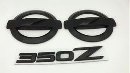 3 pièces 350Z Kits de badges autocollants d'emblème arrière côté carrosserie pour 350Z Fairlady73485068614396