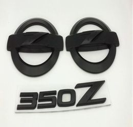 3 pièces 350Z Kits de badges autocollants d'emblème arrière latéral de carrosserie pour 350Z Fairlady73485066726447