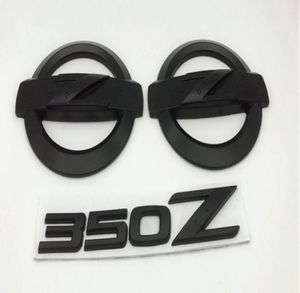 3 pièces 350Z Kits de badges autocollants d'emblème arrière latéral de carrosserie pour 350Z Fairlady73485061280242