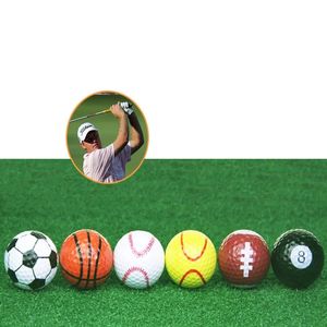 3 stks 42.7mm Golfbal Mini Simulatie Meerdere Sport Ballen Kleurrijke Golf Oefenbal Competitie Training Bal Gift Bal Set 240301
