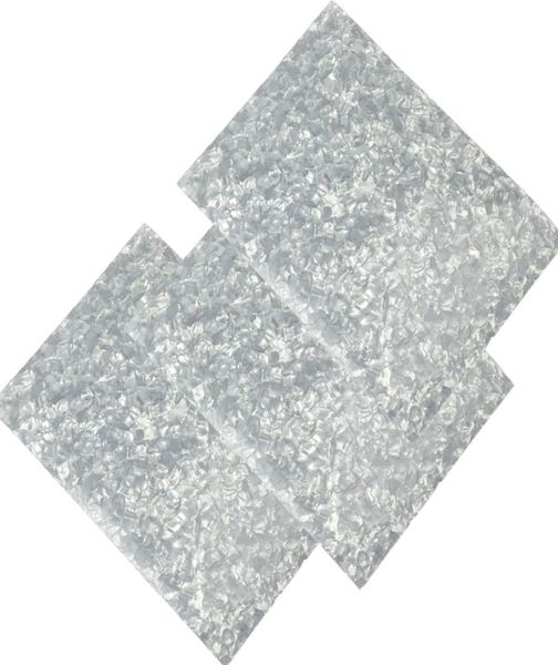 Feuille de celluloïd perle blanche, format A4 071mm, 210x297mm, pour Pickguard, incrustations personnalisées, plectre de guitare Luthier7779051, 3 pièces