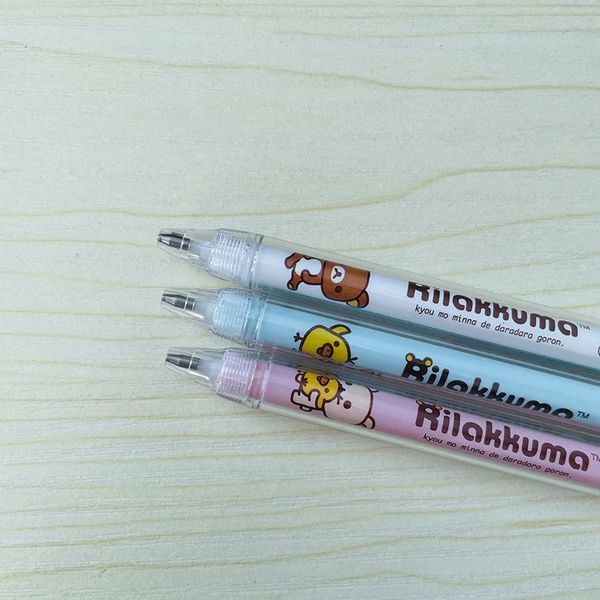3pcs Aihao 97102 0,7 mm Rilakkuma Automatic crayon kawaii Plastique Crayons mécaniques pour enfants cadeaux fournit la papeterie 240422
