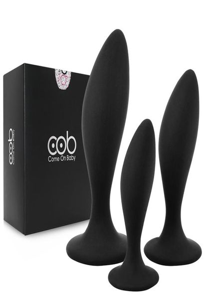 3pcs enchufes anal buttplug entrenamiento de entrenamiento silicona ano juguetes sexys para mujeres masculinos massager massager butt tapón gay bdsm toy7760718