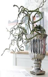 3pcs fausse artificielle plante branches séchées fleurs diy fête à la maison Décoration de mariage matériau artisanat Cypress branche Rod2787801