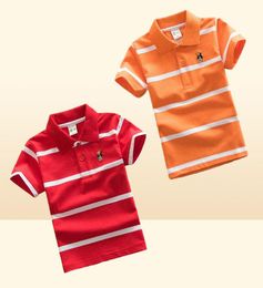 3 stuks baby schattig t-shirt gestreept zomer meisjes jongens trendy kinderpoloshirts fabriekskosten goedkoop geheel7910045