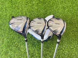 3 STKS Gloednieuwe Honma BeZEAL 535 Houtset Honma BeZEAL 535 Woods Golfclubs Driver Fairway Woods Grafiet Shaft Met Head Cover