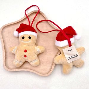 3pcs Nom de Noël Autocollant Pendant dessin animé Santa Sock Sock Candy Tree Tremp Polde Doll Anti-Lost Mark Lage Tag char charche