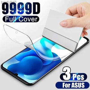 3PCS Clear Matte Hydrogel Film voor ASUS Zenfone 7 8 Screen Protector voor Asus Rog Telefoon 2 3 5 6 7 Pro 5S Niet Gehard Glas L230619