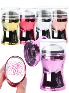 Juego de raspador y estampador de uñas de silicona transparente, 3 uds., sello artístico para uñas, transferencia de impresión de esmalte para placa de estampado, herramientas de plantilla TR10332216479