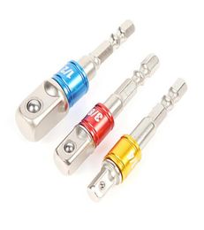 3pcs Colorful DIY HEX Shank Drive Power Drill Bit Adaptateur à clés de sliptateur Adaptateur de bit de poignée de tournevis électrique Set5761950