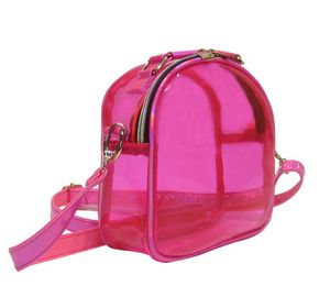 3 stks Cross Body Bag Mode Vrouwen PVC Clear Jelly Grote Capaciteit Rits Waterdichte Schoudertassen 6 Kleuren