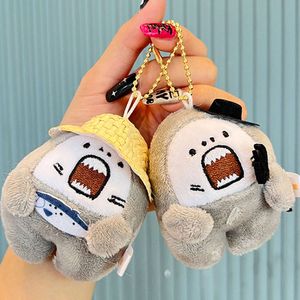 3 -stks schattige poppenkinderen geschenk schreeuwen konijn hondentas decora hanger Keychains Backpack spullen pluche speelgoed