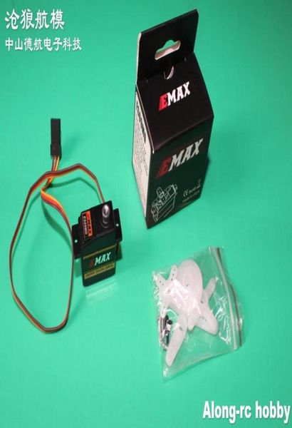 3 uds Servos digitales EMAX ES09MD Servo sh específico de doble rodamiento para 450 helicóptero avión cola Servo coche barco Part1839434