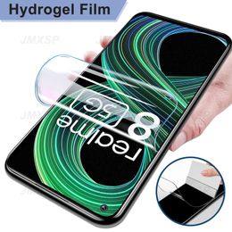 3pcs Film d'hydrogel à couverture complète pour Realme 7 8 9 Pro 9i 8i 7i 8s Protecteur d'écran pour Realme 6 5 Pro 6i 6S 5I 5S Film protecteur