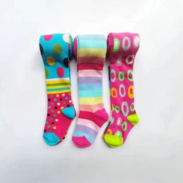 3 pièces filles collants à carreaux enfants bas printemps automne noël bébé fille vêtements floraux rayé pour collants 240322