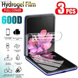 3 pcs HD Hydrogel film protecteur d'écran Pour Samsung Galaxy Z Flip film de protection souple Pour Samsung Z Flip4 Flip3 Téléphone Protect Film L230619