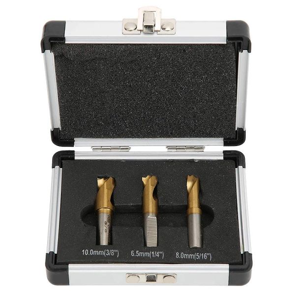 3PCS HSS CO COBALT SPOT SPOT CUTTER Kit Titanium Spot Spot Cutter Drill Bit Set Solder Tools for Automotive Sheet Metal Working