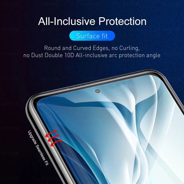 Film hydrogel 3PCS pour Motorola Moto G71 G60S G60 G100 G51 G50 G20 G10 G31 G30 G9 G8 G7 Play Power Lite Plus Screen Protector