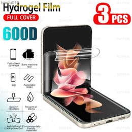 3 stks Hydrogel film screen protector Voor Samsung Z Flip 3 5G zachte bescherm film Voor Samsung Galaxy Z Flip Flip3 Telefoon Veiligheid Film L230619