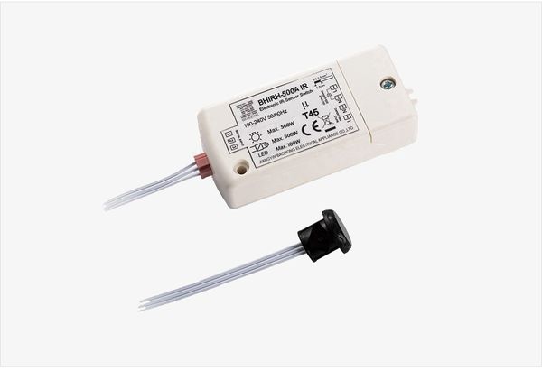 Livraison gratuite 3pcs interrupteur de capteur IR 500W 100-240V (Max.100W pour LED) interrupteur de lumière infrarouge capteur de mouvement marche/arrêt automatique intelligent 5-10CM
