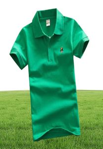 3pcs kinderpoloshirts met korte mouwen studenten zomer schooluniformen grote tieners jongens kleine meisjes katoenen revers tops groothandel8526646