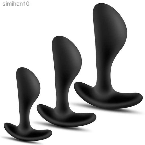 3pcs Kit Anal Plug Buttplug Formation Ensemble Anus Sex Toys Gay Male Masseur De La Prostate Masturbateur Femmes Exotiques Sexy Produits L230518