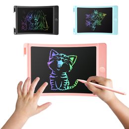 Tablette d'écriture LCD 3 pièces 10 pouces bloc-notes de dessin électronique pour enfants, cadeau de tableau de griffonnage portable, eWriter effaçable et réutilisable