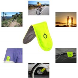 3pcs LED Running Light Sports Outdoor LED Sénalisation LED HAUTE VISIBILITÉ CLIP magnétique réfléchissant pour Runner Dogs Bike