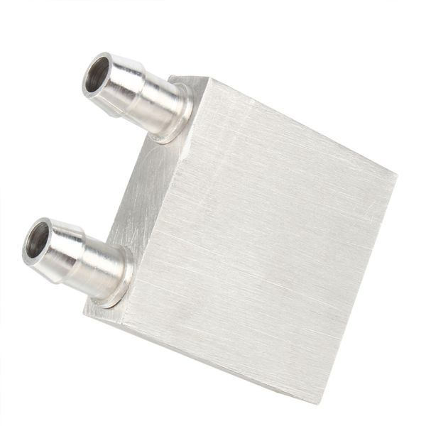 Freeshipping 3 unids / lote 40 * 40mm Bloque de enfriamiento de agua de aluminio primario para sistema de disipador de calor de agua líquida enfriador Uso de plata para PC Portátil CPU