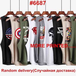 3 Pcs/Lot vêtements marque Gym Singlet Canotte musculation Stringer débardeur hommes Fitness chemise Muscle sans manches gilet 210421