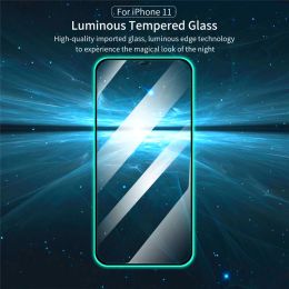 3pcs vidrio templado luminoso para Samsung Galaxy A50 A70 A51 A71 A30 A20 Protector de pantalla brillante para Samsung A52 A72 Glass