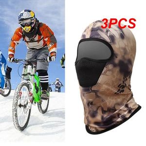 3 stcs mannen fietsen snel drogende hoofddeksel tactische camouflage balaclava mesh face masker woestijn python patroon vrije tijd baotou 240517