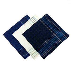 3 -stcs Vintage Plaid Bakkerchiefs Cotton Square set 43x43cm J220816