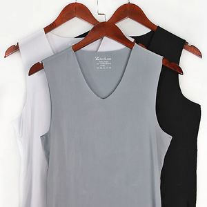 3pcs Men Camisetas para tanques para hombres para hombres Camisas transparentes de chaleco