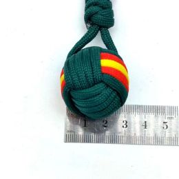 3pcs Nouveau pendentif à balle tissé Pendre Key Chain Paracord Lanyard Keychain Outdoor Survival Fist Parachute Corde Corde