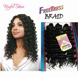 3 stks / pak Synthetisch Haak Vlechten Haar Hoge Kwaliteit 10 inch Jerry Curly Twist Vlechten Haar Ombre Kleur Pre Looped Savana Jerry Curl