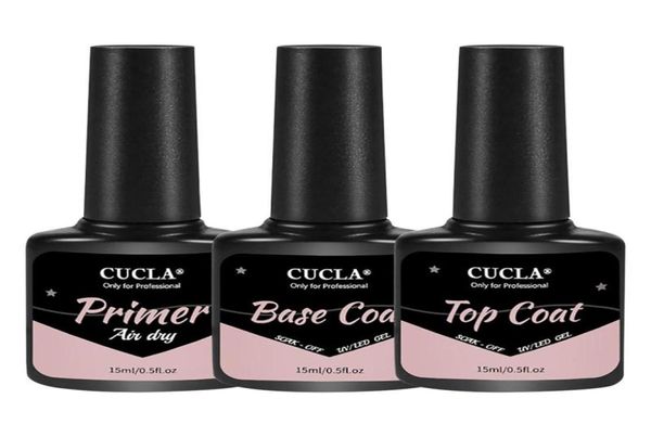 3PCS Primer Top Coat Base No Wip Matte Nail Art tremper sur la laque durable Gel Manucure5652500